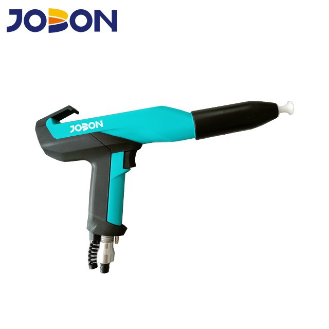 Manual powder spray machine gun